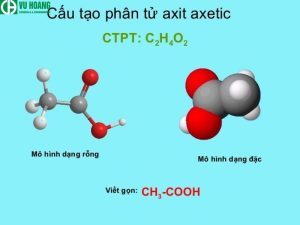 Cấu trúc phân tử của CH3COOH