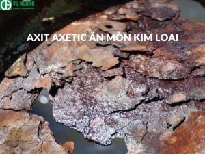 CH3COOH ăn mòn kim loại