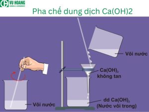 Chuẩn bị bột vôi