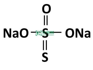 Công thức hóa học Na2S2O3