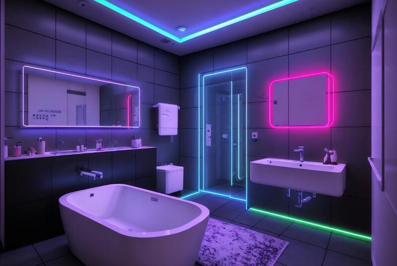 Đèn LED tạo hiệu ứng spa Đèn LED đổi màu