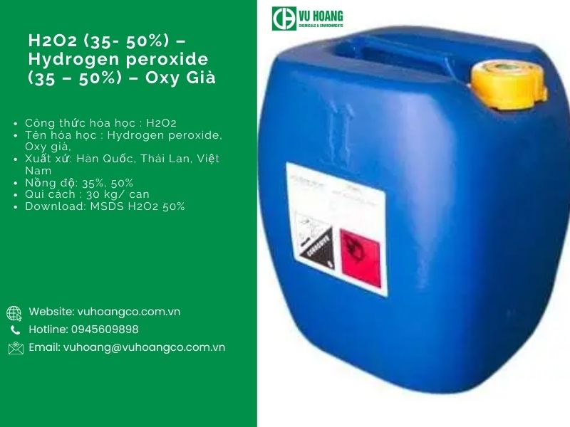 Hóa chất xử lý nước H2O2