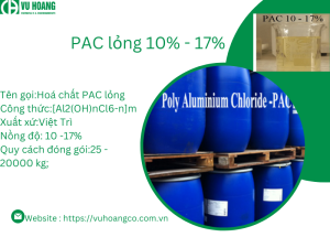 Bán PAC lỏng 10% - 17% giá TỐT NHẤT hiện nay