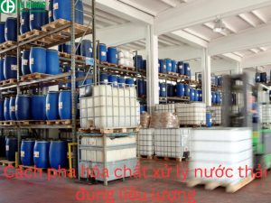 Cách pha hóa chất xử lý nước thải đúng liều lượng