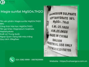 Magiê sunfat là gì? Top 5 muối sunfat được sử dụng phổ biến và ứng dụng trong nhiều lĩnh vực