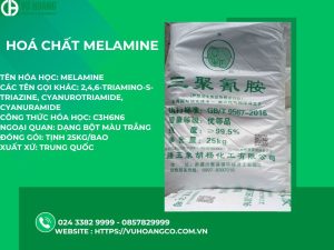 Melamine C3H6N6 99%, Trung Quốc, 25kg/bao