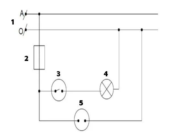 Cách đấu nối 1 công tắc và 1 bóng đèn