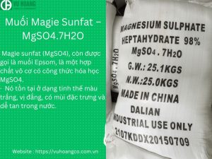 Muối Magie Sunfat – MgSO4.7H2O – Magie Sunfat