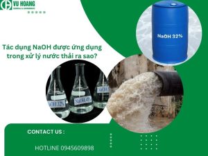 NaOH được sử dụng trong xử lý nước thải như thế nào?