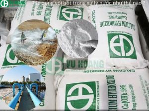 Tác dụng của bột vôi trong xử lý nước là gì?