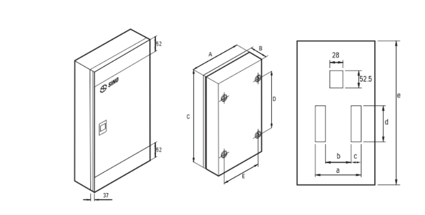 Tủ điện nổi Huanuo