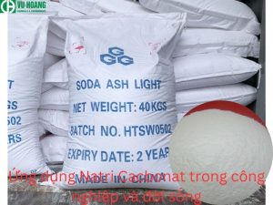 Ứng dụng Natri cacbonat trong công nghiệp và đời sống