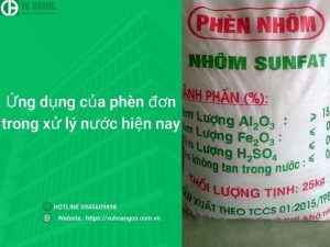 Ứng dụng phèn nhôm trong xử lý nước hiện nay