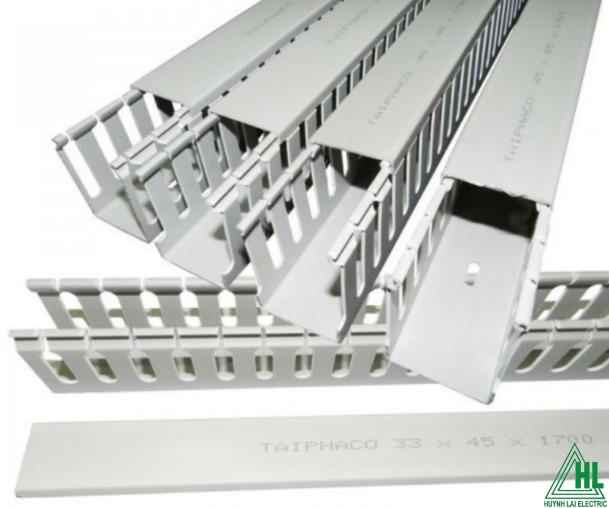 Máng nhựa đi dây trong tủ điện