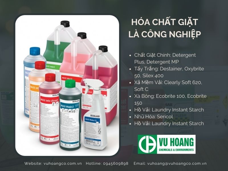 Địa chỉ bán hóa chất giặt là uy tín, giá rẻ ở miền Bắc