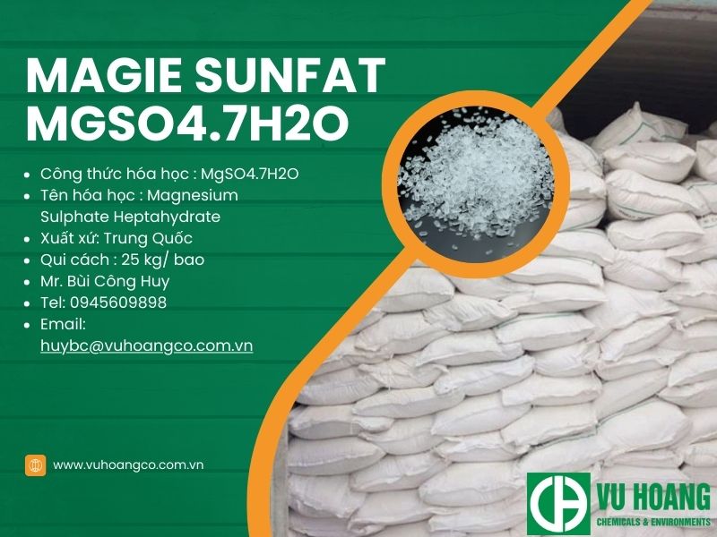 Hóa chất Magiê Sulfate MgSO4.7H2O