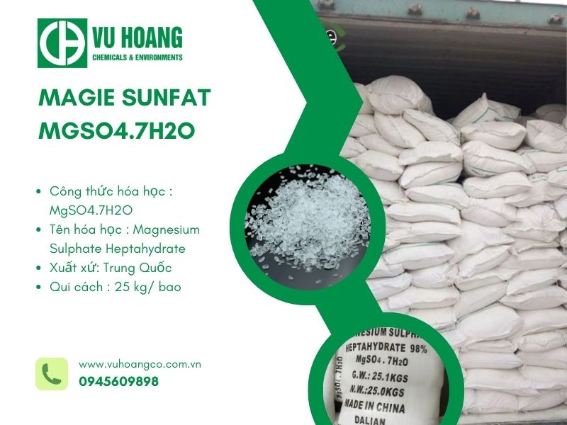 Muối magie sunfat MgSO4.7H2O